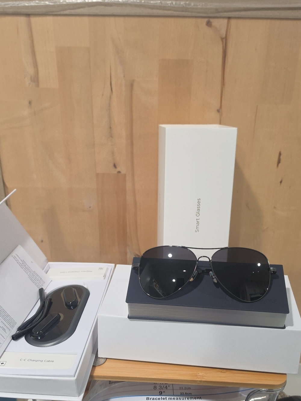 Headwolf AI Audio Glasses, Lightweight Smart Glasses with Bluetooth Audio